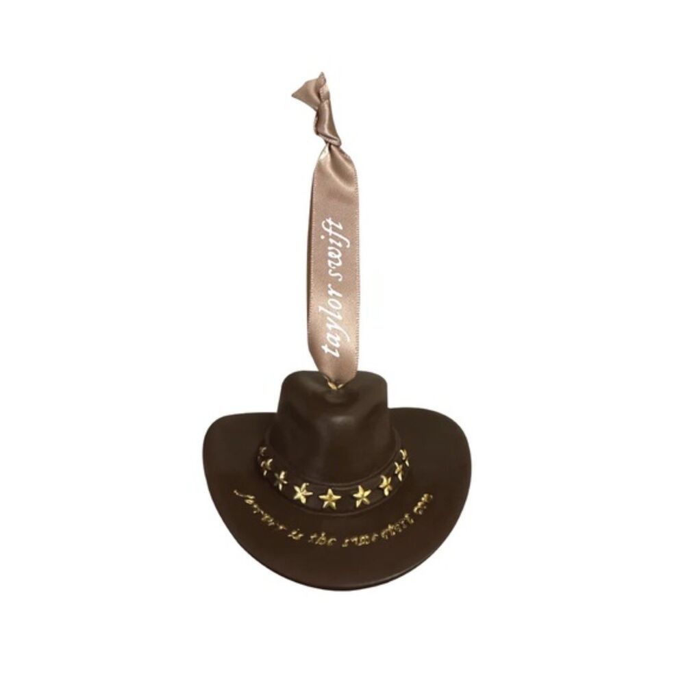Taylor Swift Cowboy Like Me Hat Forever is the Sweetest Con Ornament